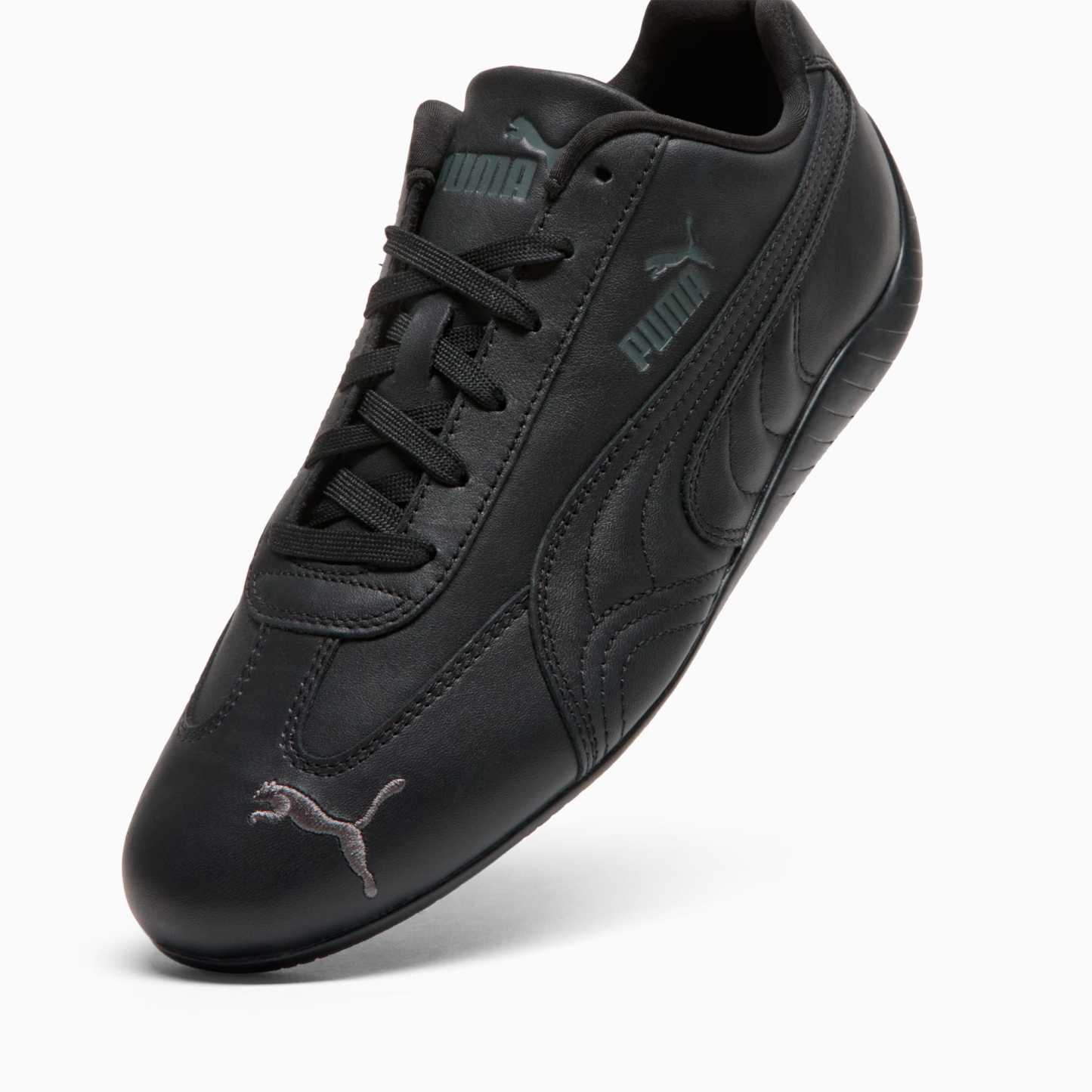 Speedcat Full Leather Sneakers Unisex - PUMA Black-Shadow Gray