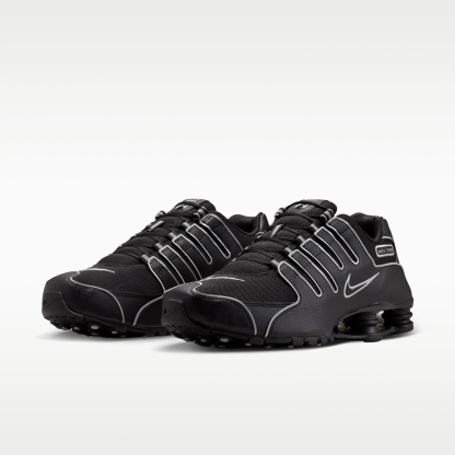 Nike Shox NZ - Μαύρο/Light Smoke Grey/Μαύρο - 5