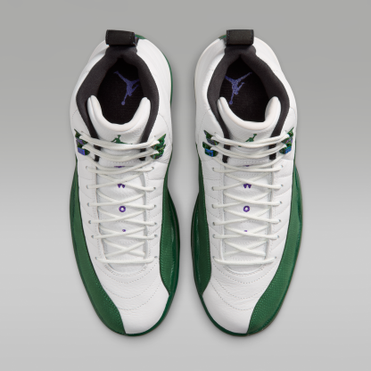 Air Jordan 12 Retro "Idols Become Rivals" - Summit White/Fierce Purple/Gorge Green - 4