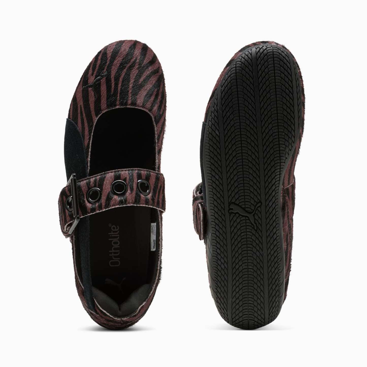 Speedcat Ballet Dress-Up Tiger-Print Sneakers Damen - Rich Cocoa-PUMA Black