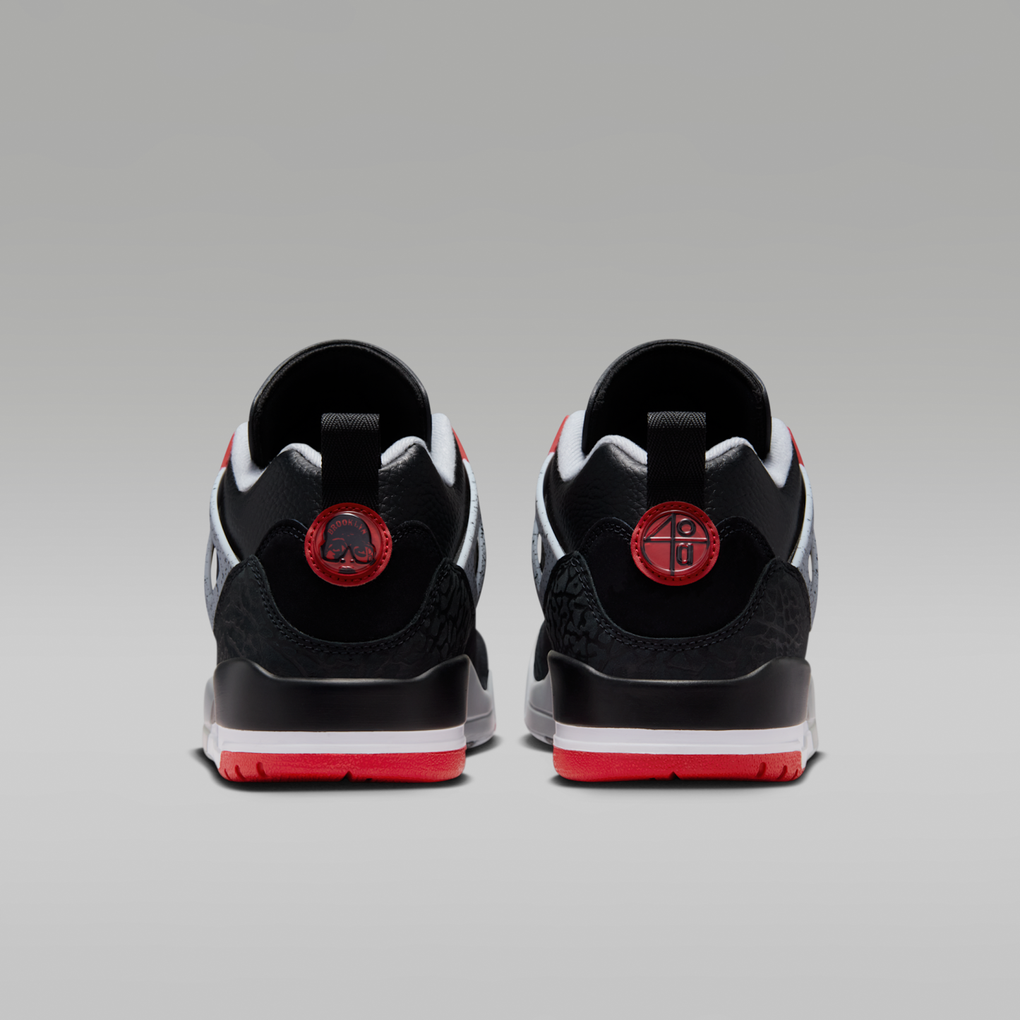 Jordan Spizike Low - Μαύρο/Wolf Grey/Λευκό/Gym Red - 6