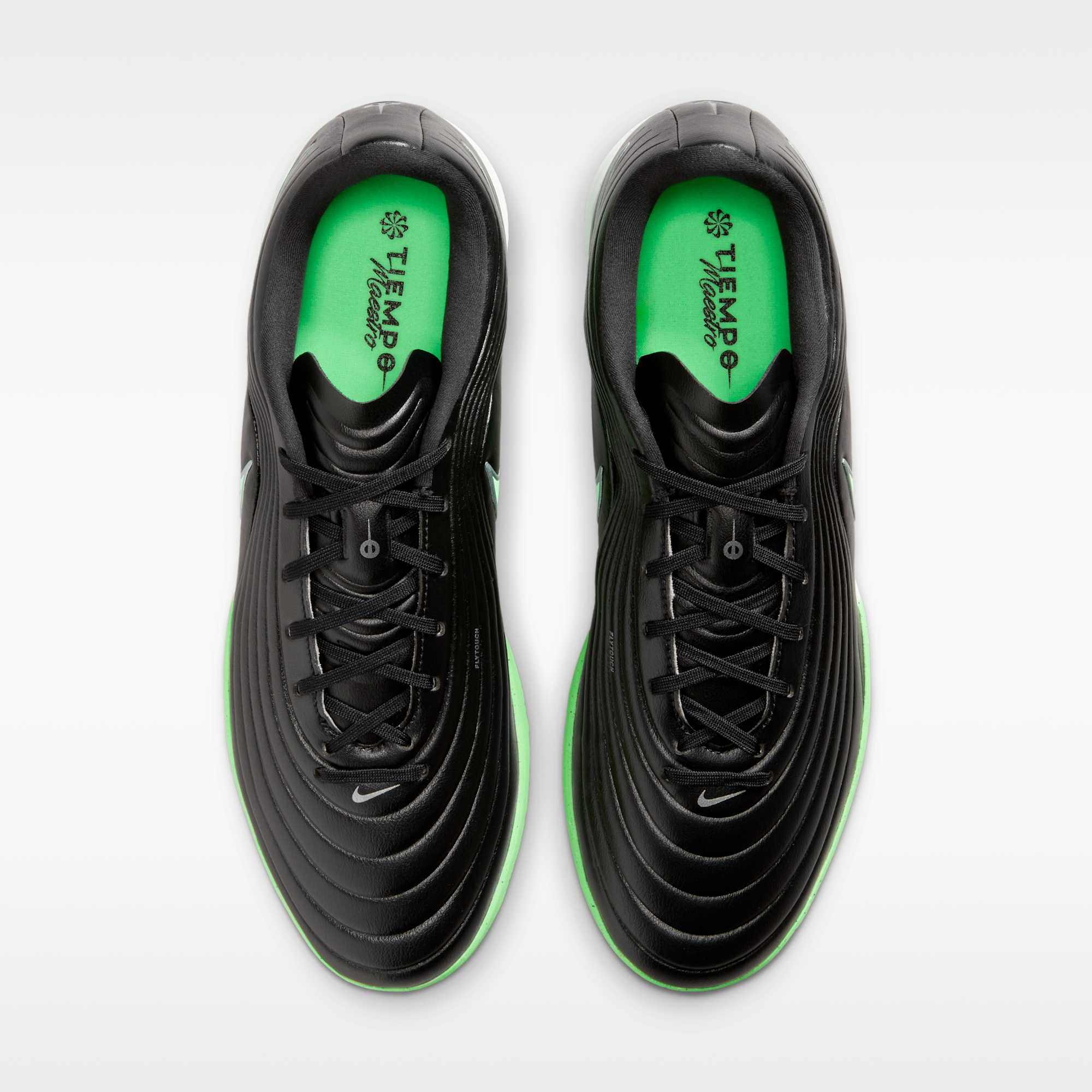Nike Tiempo Streetgato - Μαύρο/Μαύρο/Illusion Green (IB4484-001) - 4
