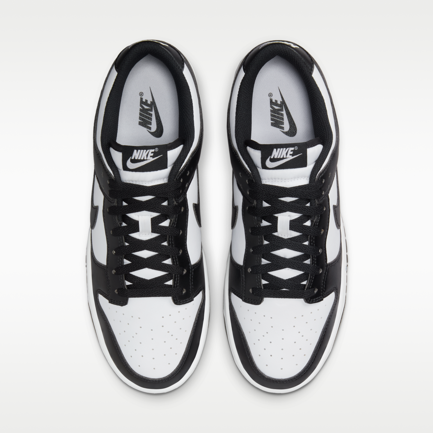Nike Dunk Low Retro - Λευκό/Λευκό/Μαύρο - 4