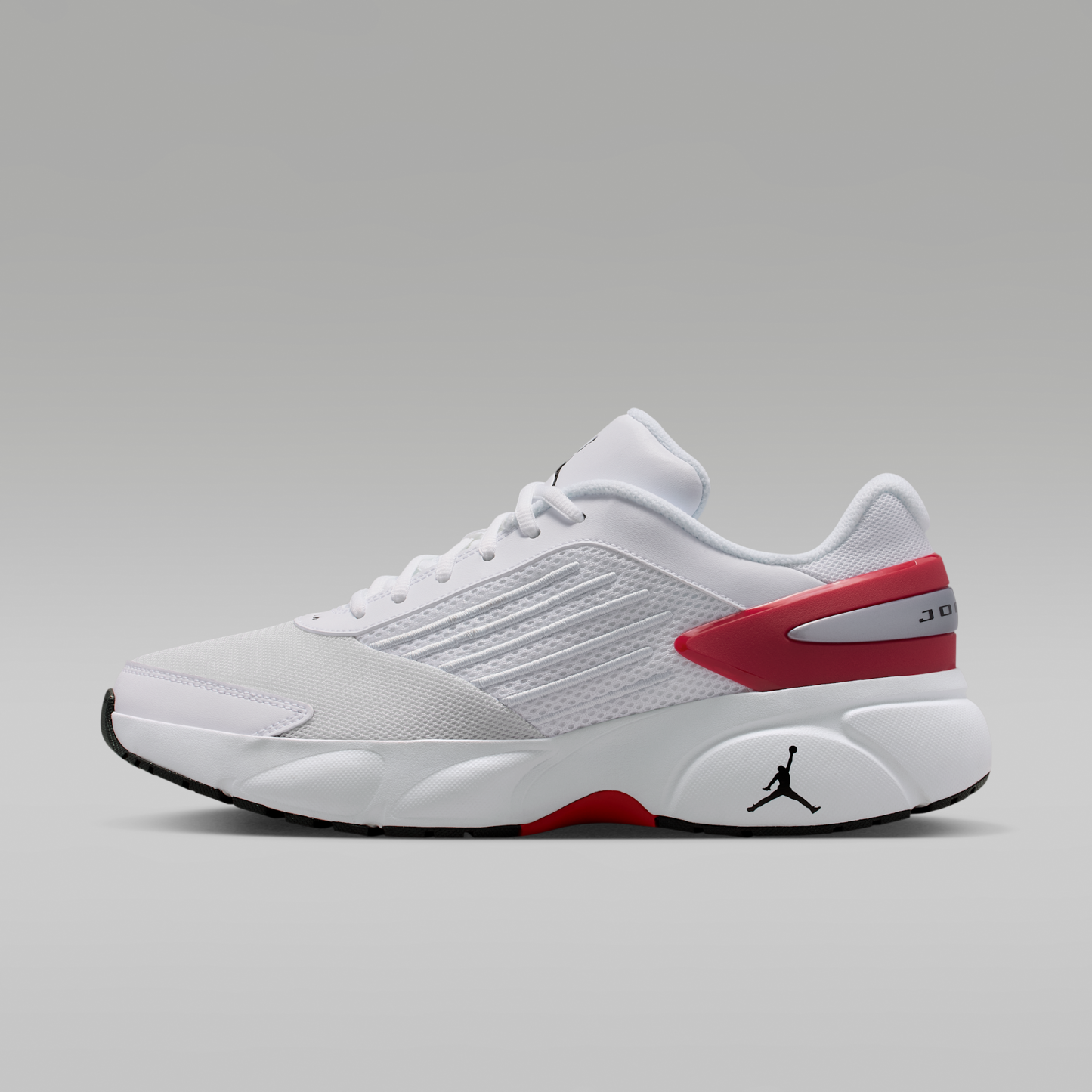 Jordan Trunner Flow - Λευκό/Gym Red/Metallic Silver/Μαύρο - 1