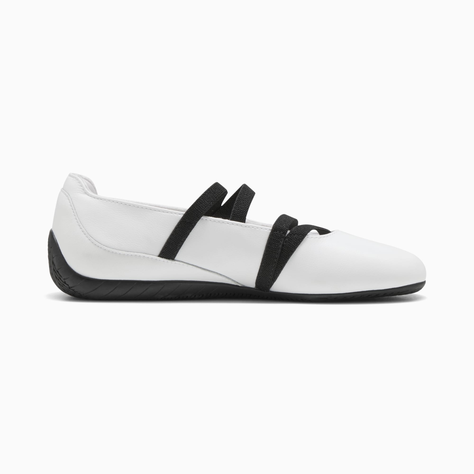 Speedcat Ballet Lederschuhe Damen - PUMA White-PUMA White-PUMA Black