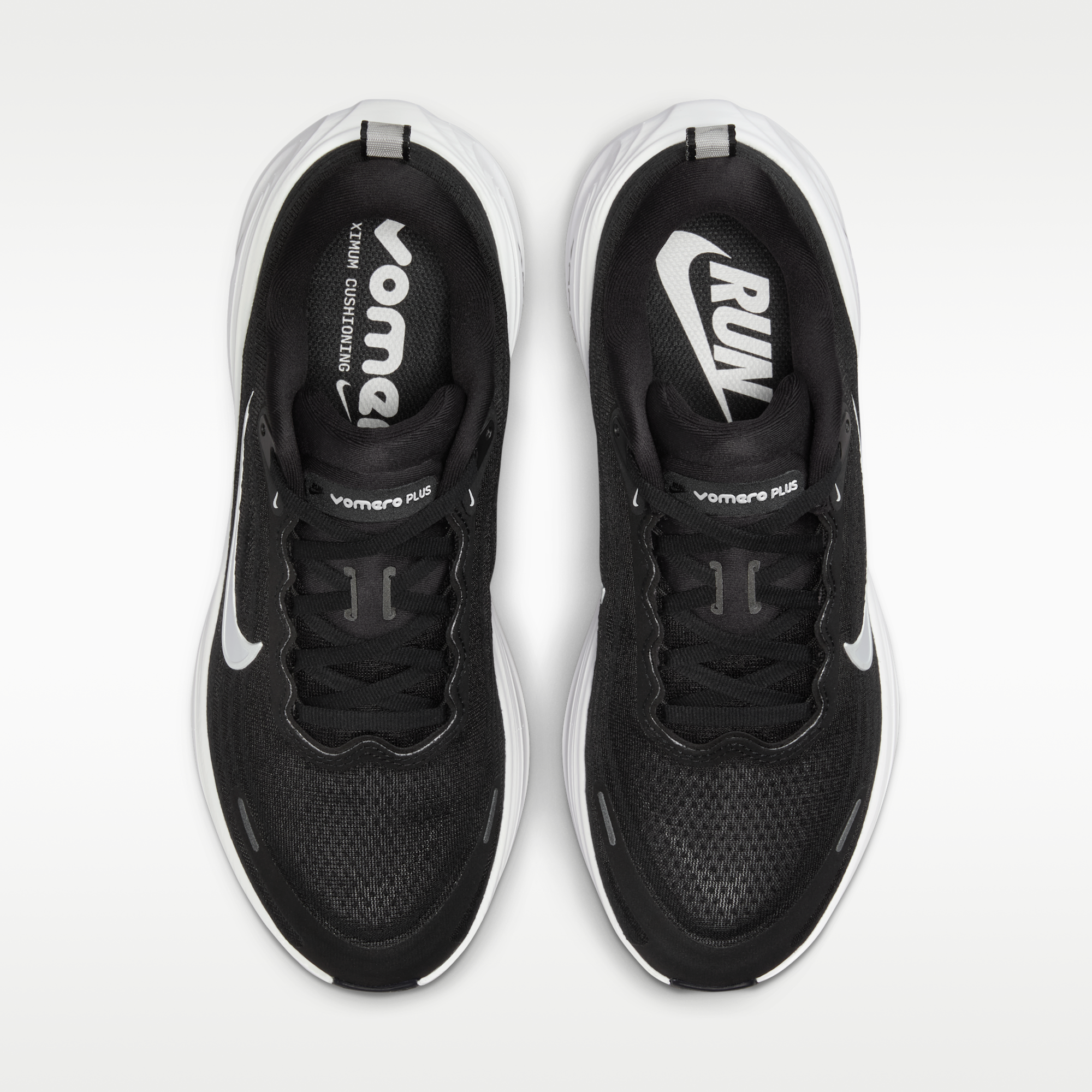 Nike Vomero Plus - Μαύρο/Cool Grey/Metallic Dark Grey/Λευκό - 4
