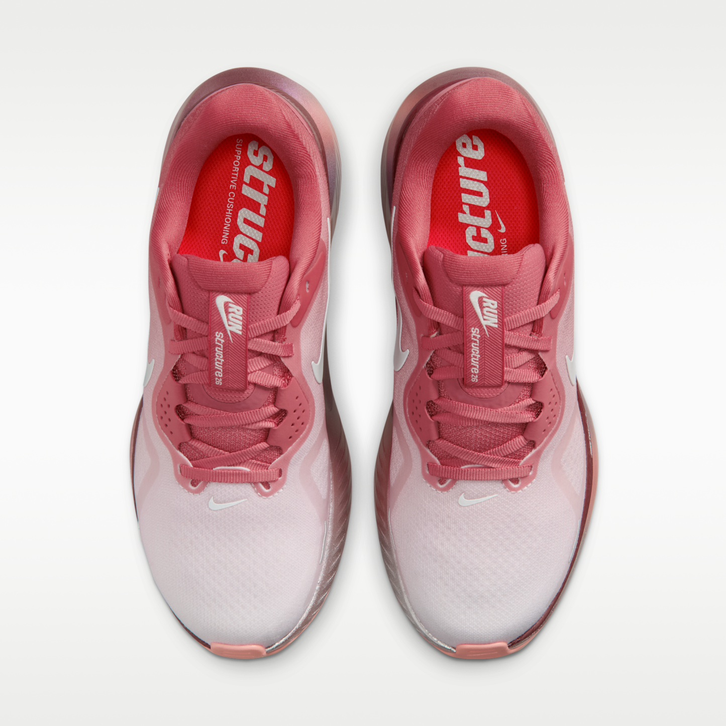 Nike Structure 26 - Light Redwood/Team Red/Bright Crimson/Barely Green - 4