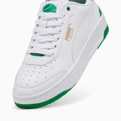 CA Match Sneakers - PUMA White-Archive Green