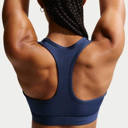 Nike Swoosh - Nike Swoosh gepolsterter Sport-BH mit mittlerem Halt