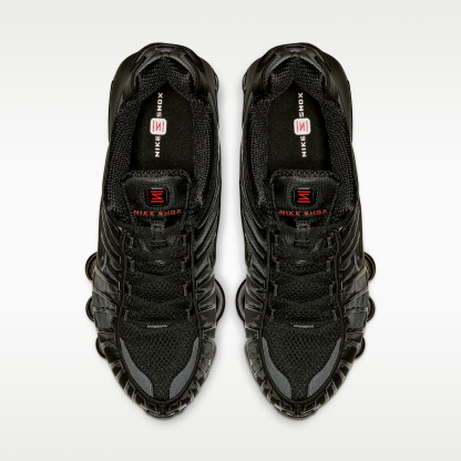 Nike Shox TL - Μαύρο/Metallic Hematite/Max Orange/Μαύρο - 4