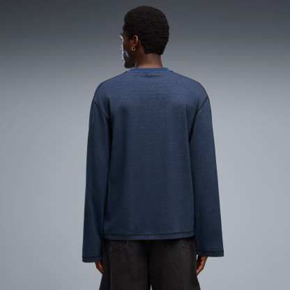 T7 Langarmshirt Unisex - Persian Blue Heather