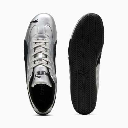 Speedcat Metallic Sneakers Unisex - PUMA Silver-PUMA Black