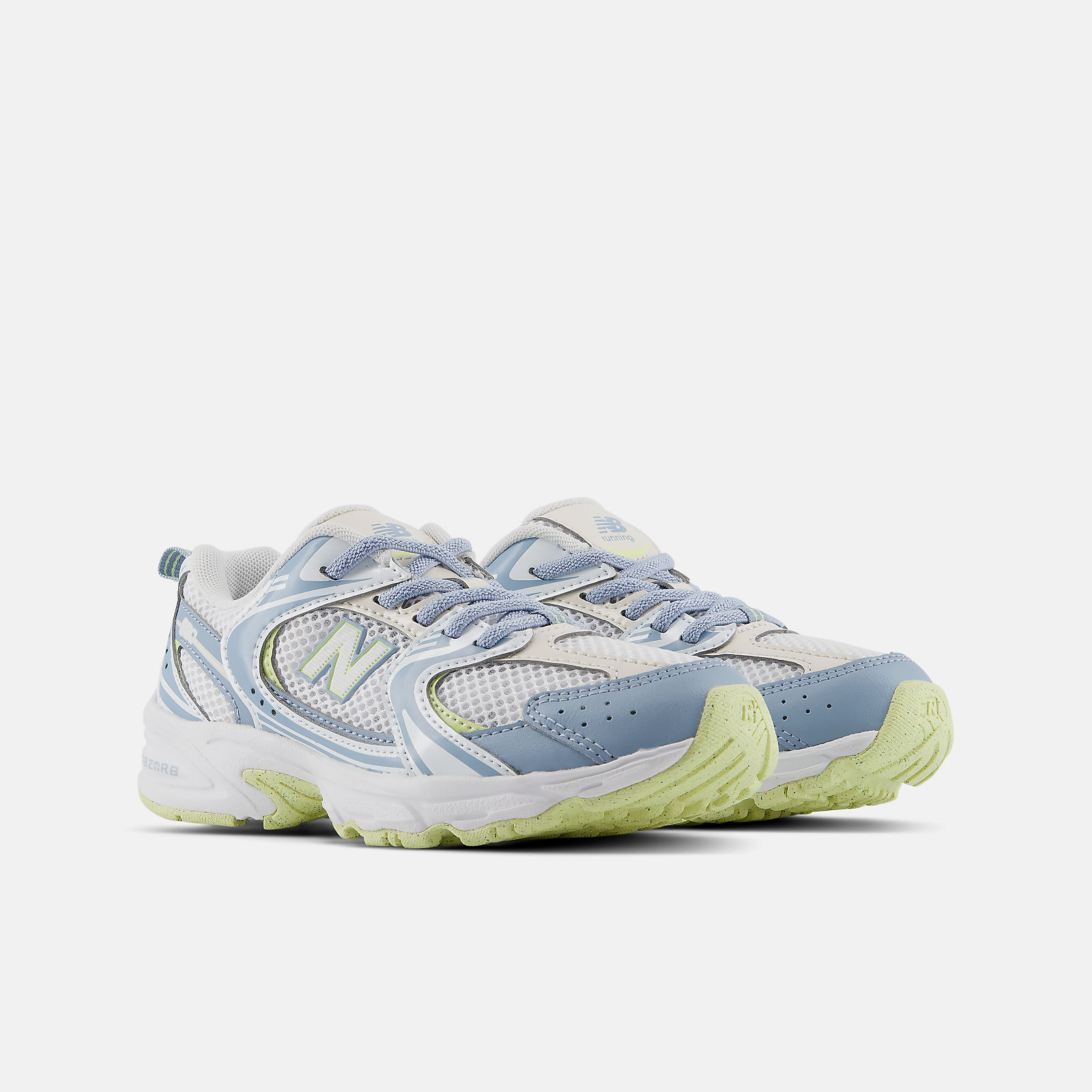 New Balance 530 BUNGEE LACE - LIGHT ARCTIC GREY con WHITE - P5303W7