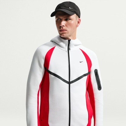 Nike Tech - Nike Tech Windrunner-Fleecejacke mit durchgehendem Reißverschluss und Color-Block-Design (Herren)