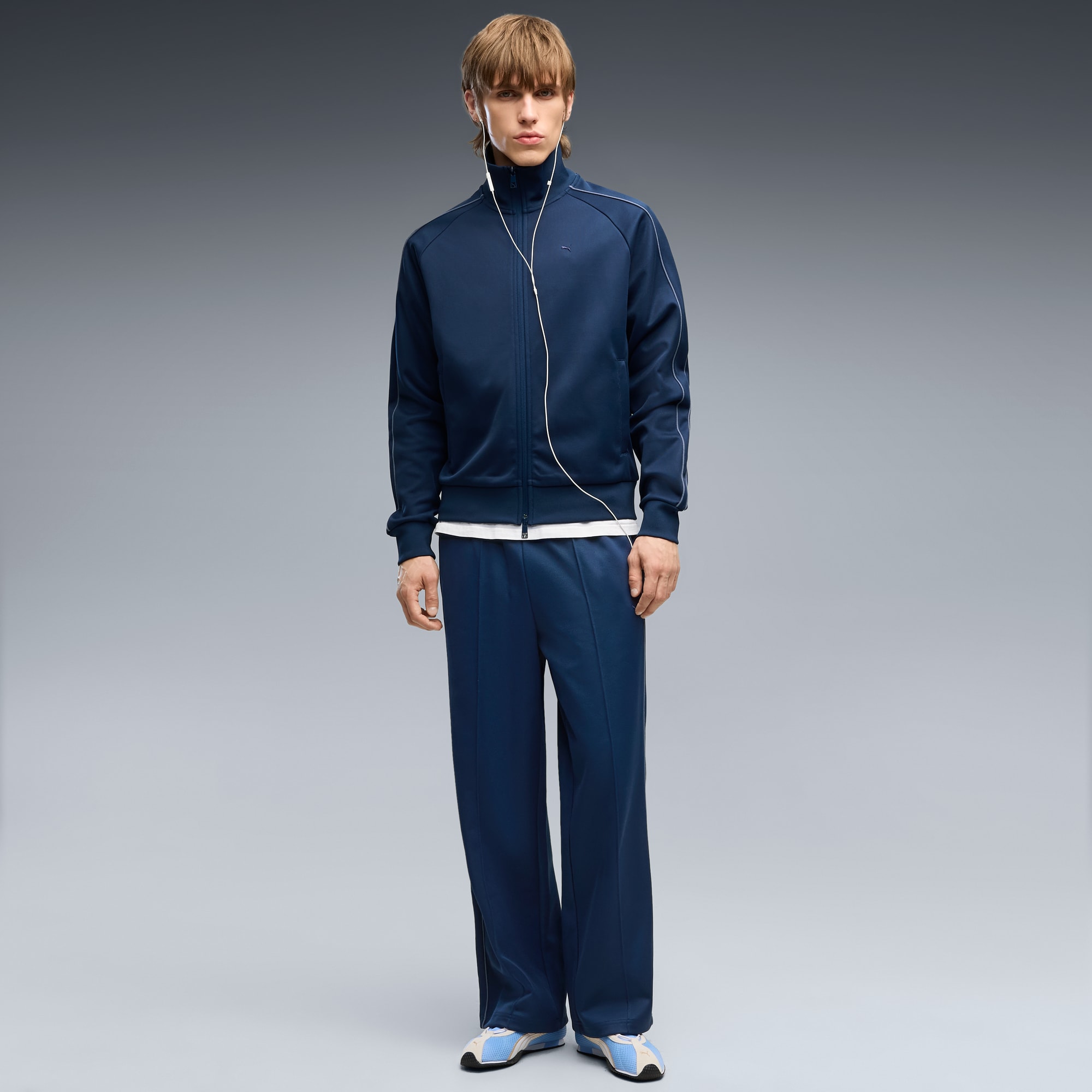 T7 Herren Trainingsjacke - Persian Blue