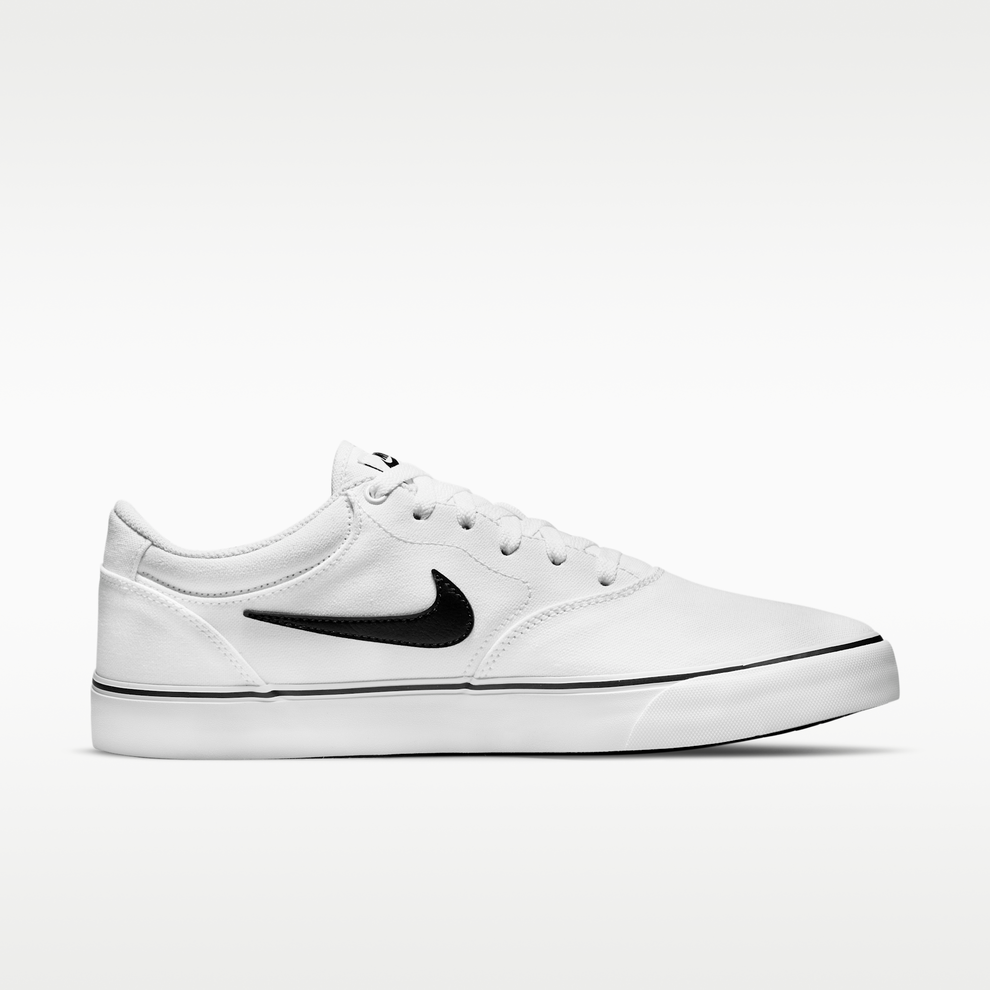 Nike SB Chron 2 Canvas - Λευκό/Λευκό/Μαύρο - 3