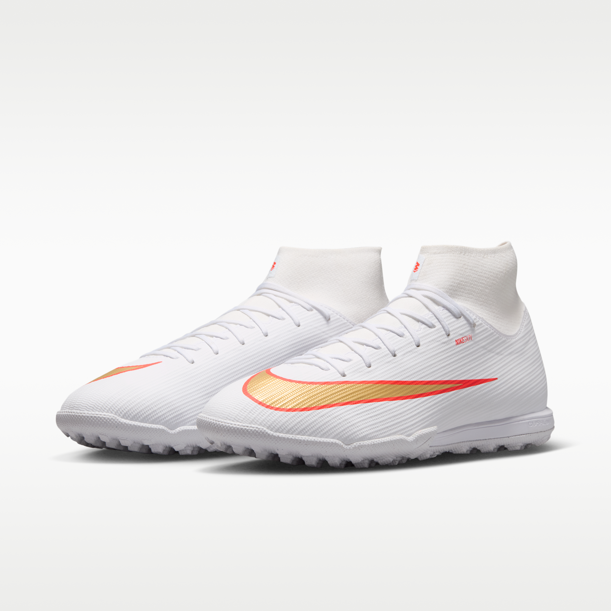 Nike Mercurial Superfly 11 Academy - Λευκό/Bright Crimson/Blur (IO1494-100) - 5