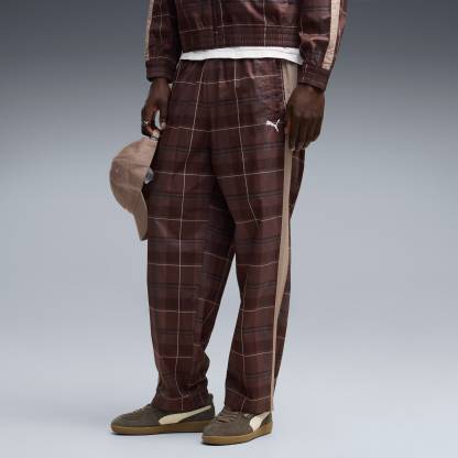 T7 Relaxed Tartan Trainingshose Herren - Chocolate Fondue