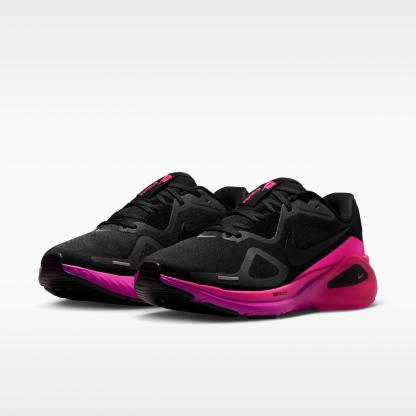 Nike Structure 26 - Μαύρο/Hyper Pink/Laser Crimson/Μαύρο - 5
