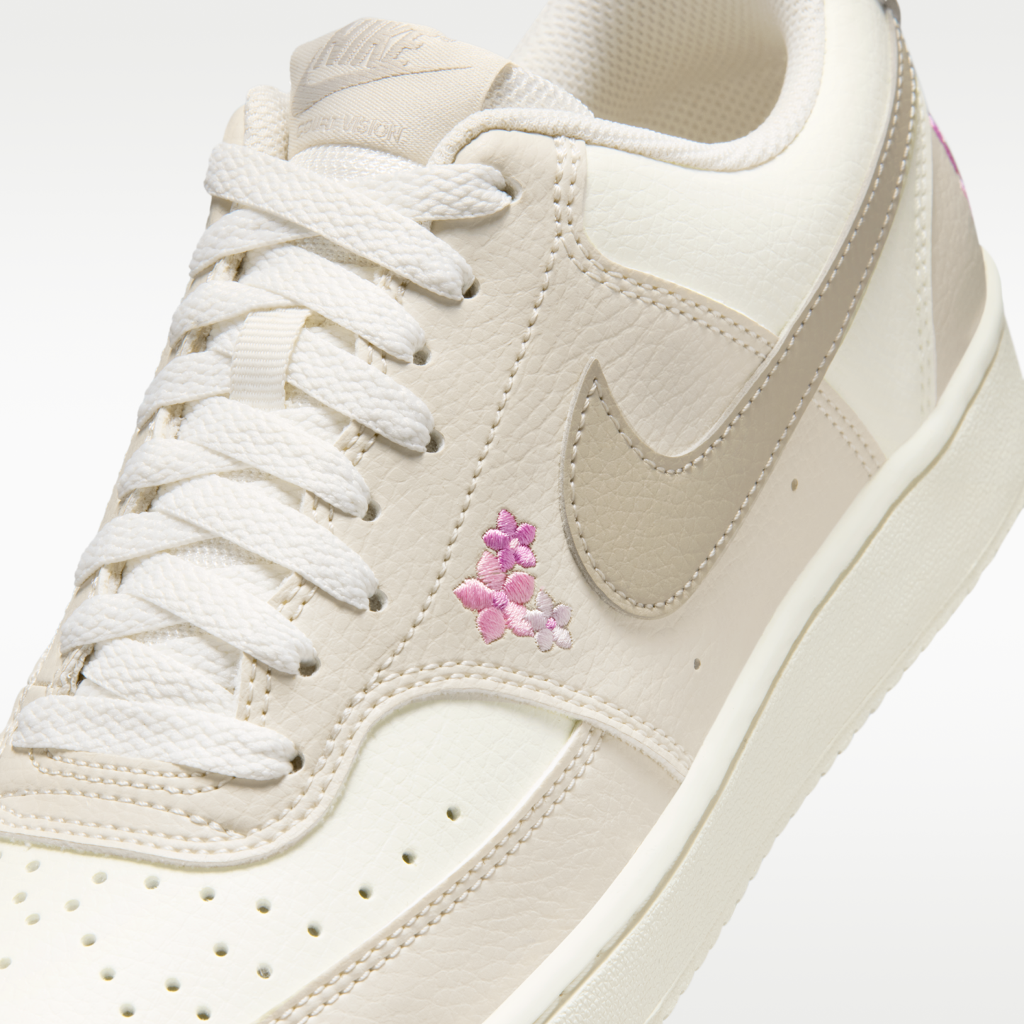 Nike Court Vision Low Next Nature - Sail/Light Orewood Brown/Cream II - 7