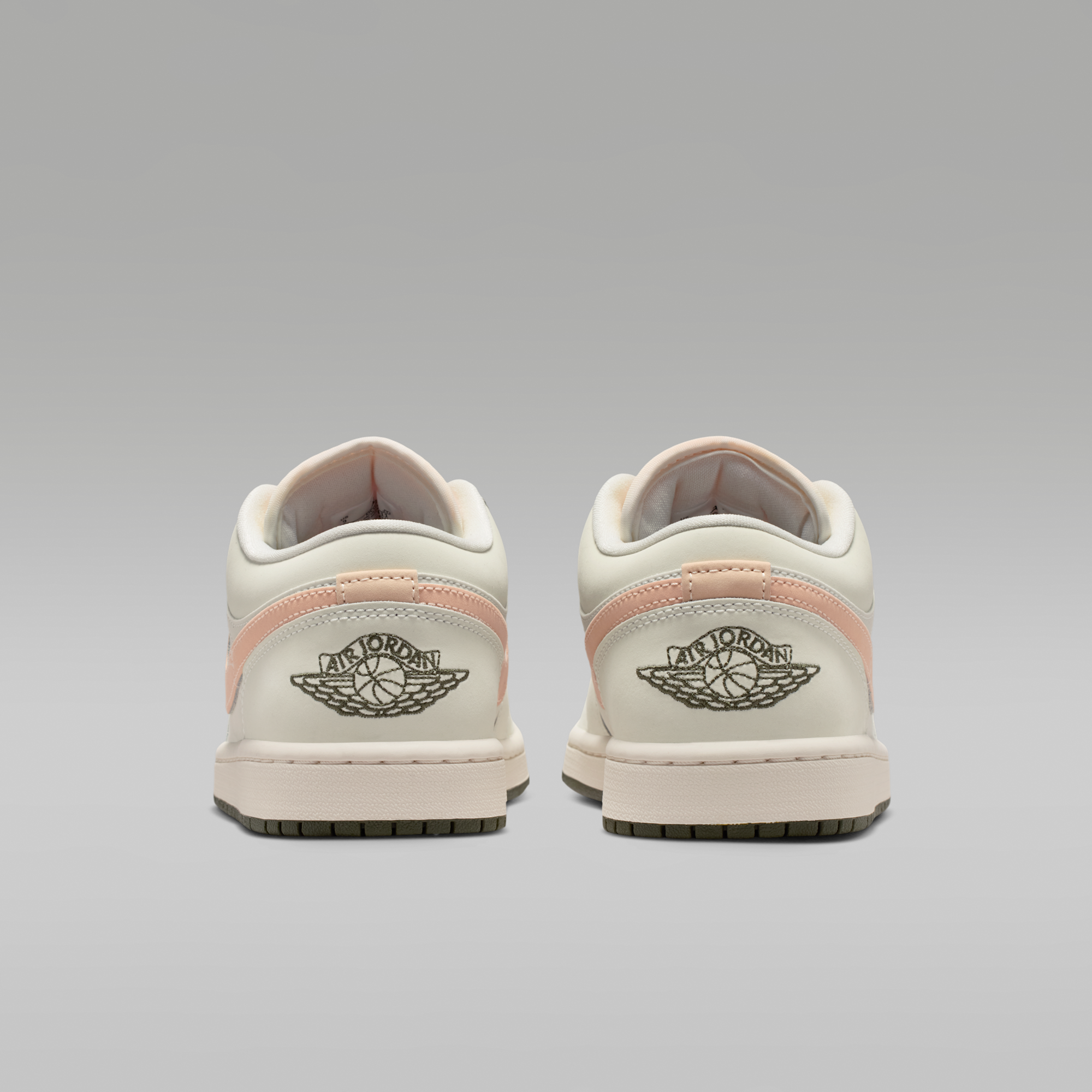 Air Jordan 1 Low - Sail/Crimson Tint/Cargo Khaki - 6