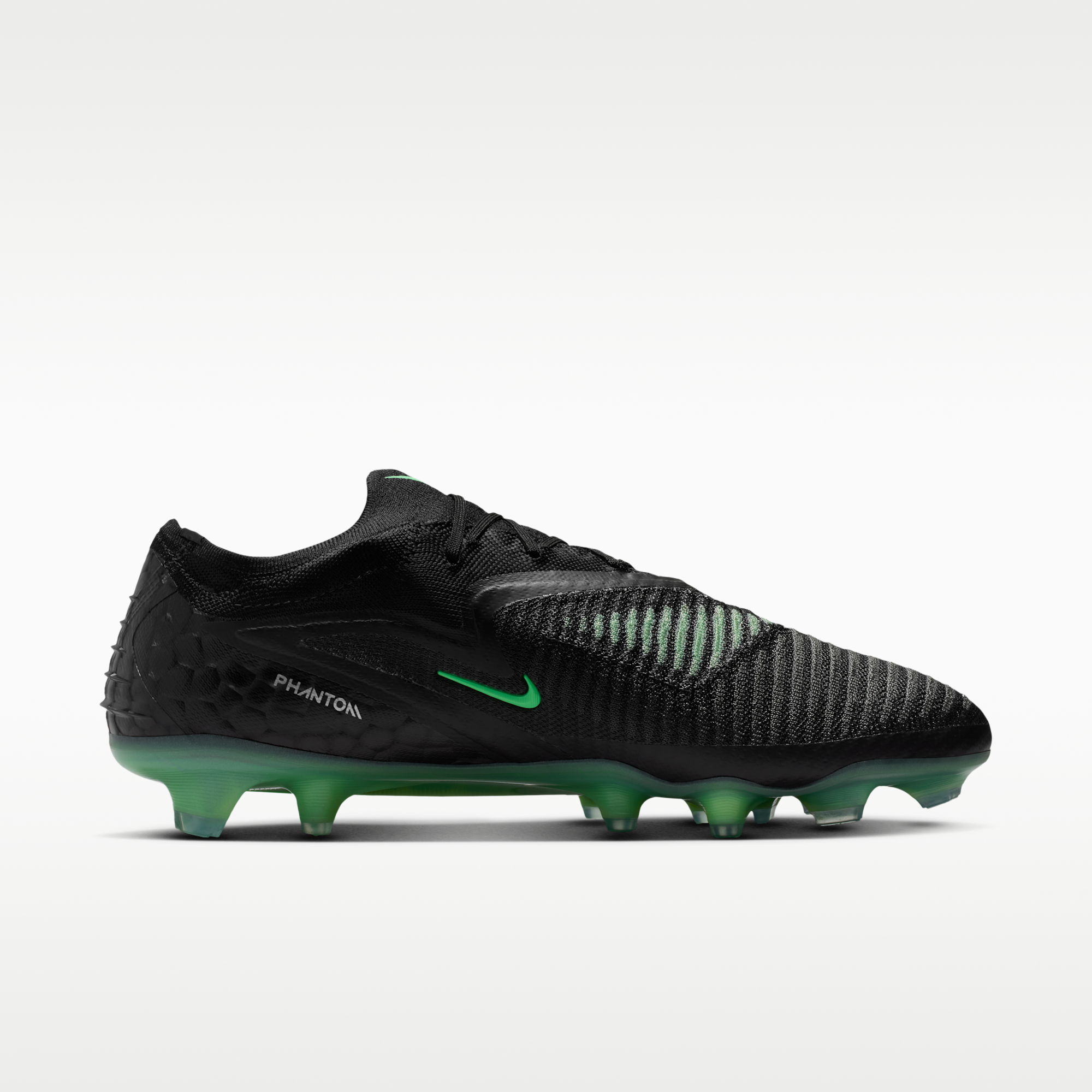 Nike Phantom 6 Low Elite - Μαύρο/Μαύρο/Illusion Green (HJ2146-001) - 3