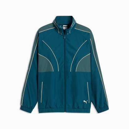 T7 Relaxed Gewebte Trainingsjacke Herren - Midnight Petrol