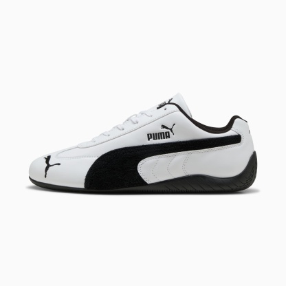 Speedcat Leather Sneakers Unisex - PUMA White-PUMA Black