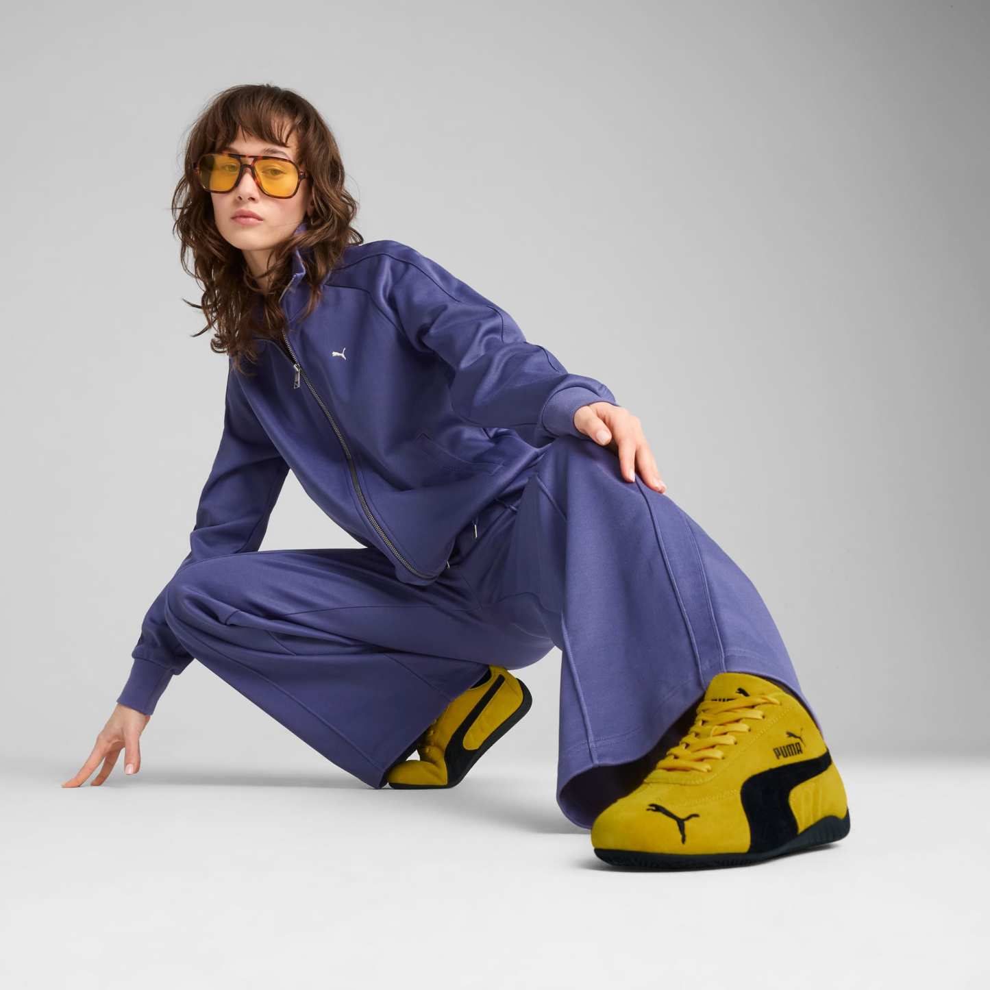 Speedcat OG Sneaker Unisex - Pelé Yellow-PUMA Black