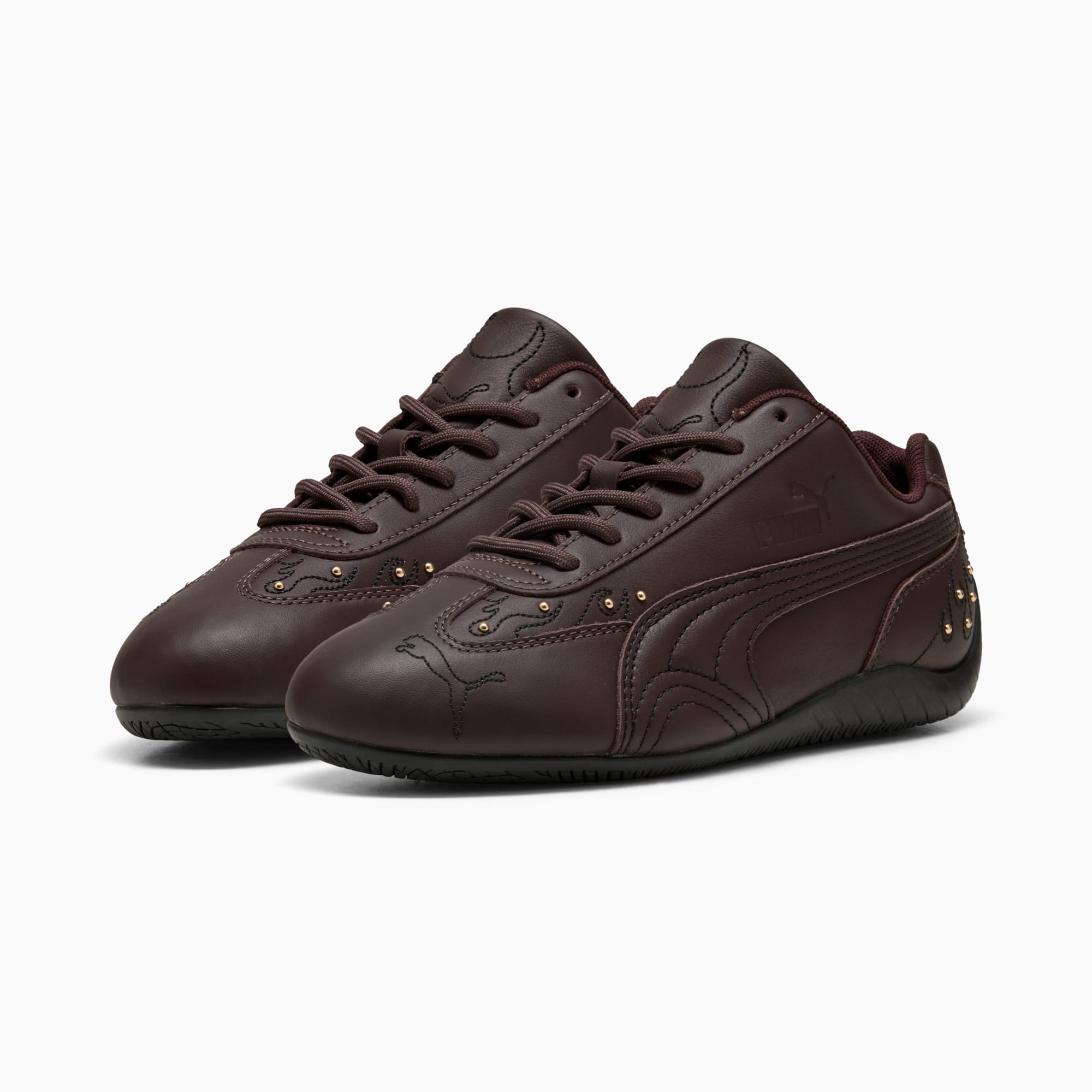 Speedcat Verzierte Sneakers Unisex - Kona Brown-PUMA Black