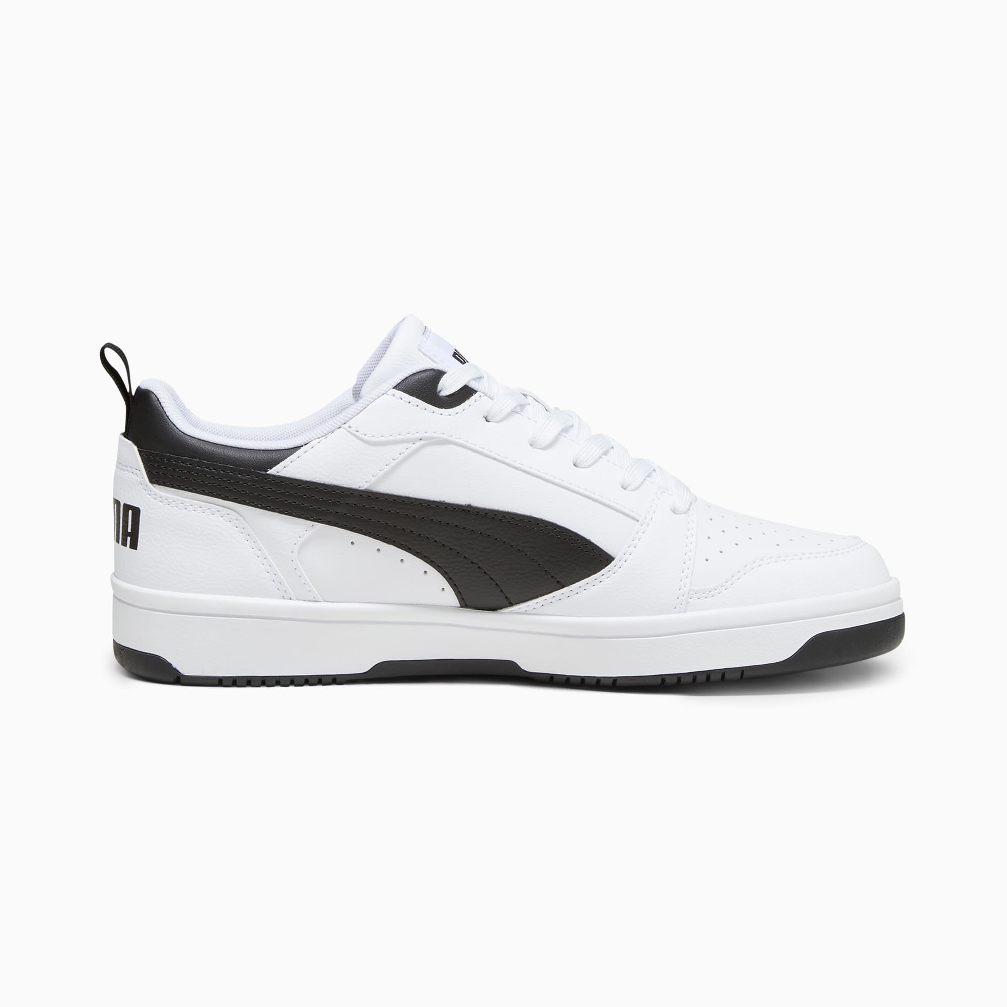 Rebound V6 Low Sneakers - PUMA White-PUMA Black-PUMA Black
