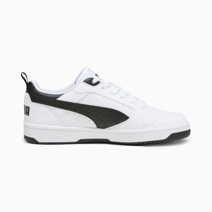 Rebound V6 Low Sneakers - PUMA White-PUMA Black-PUMA Black