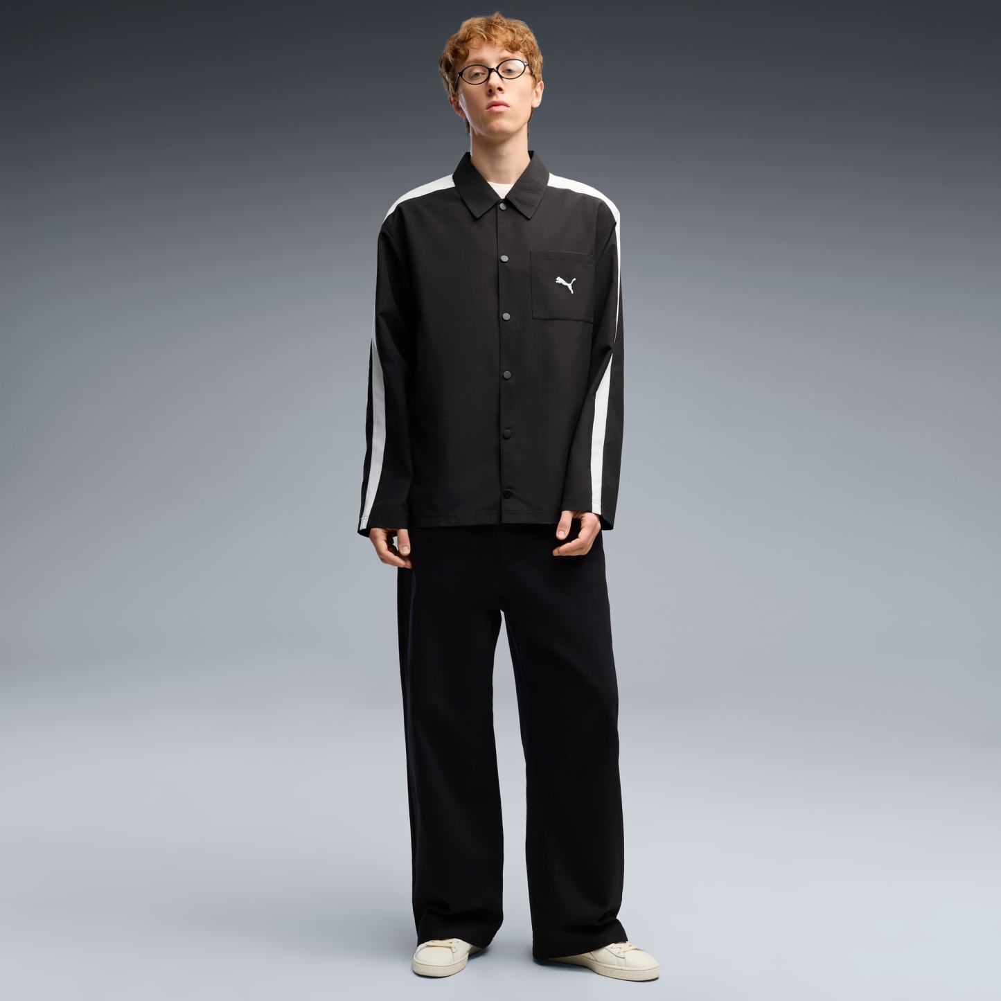 T7 Relaxed Overshirt Herren - PUMA Black