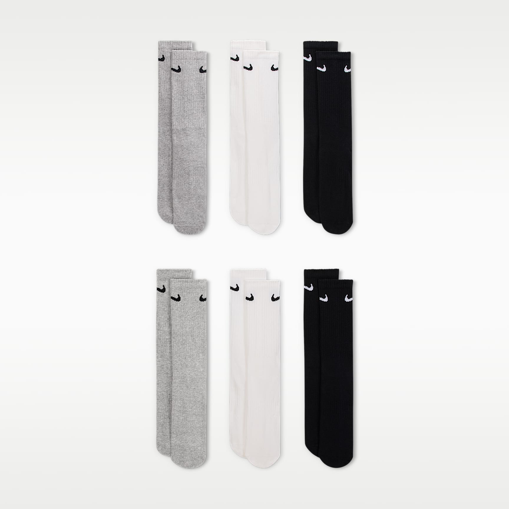 Nike Everyday Cushioned - Nike Everyday Cushioned Crew-Trainingssocken (6 Paar)