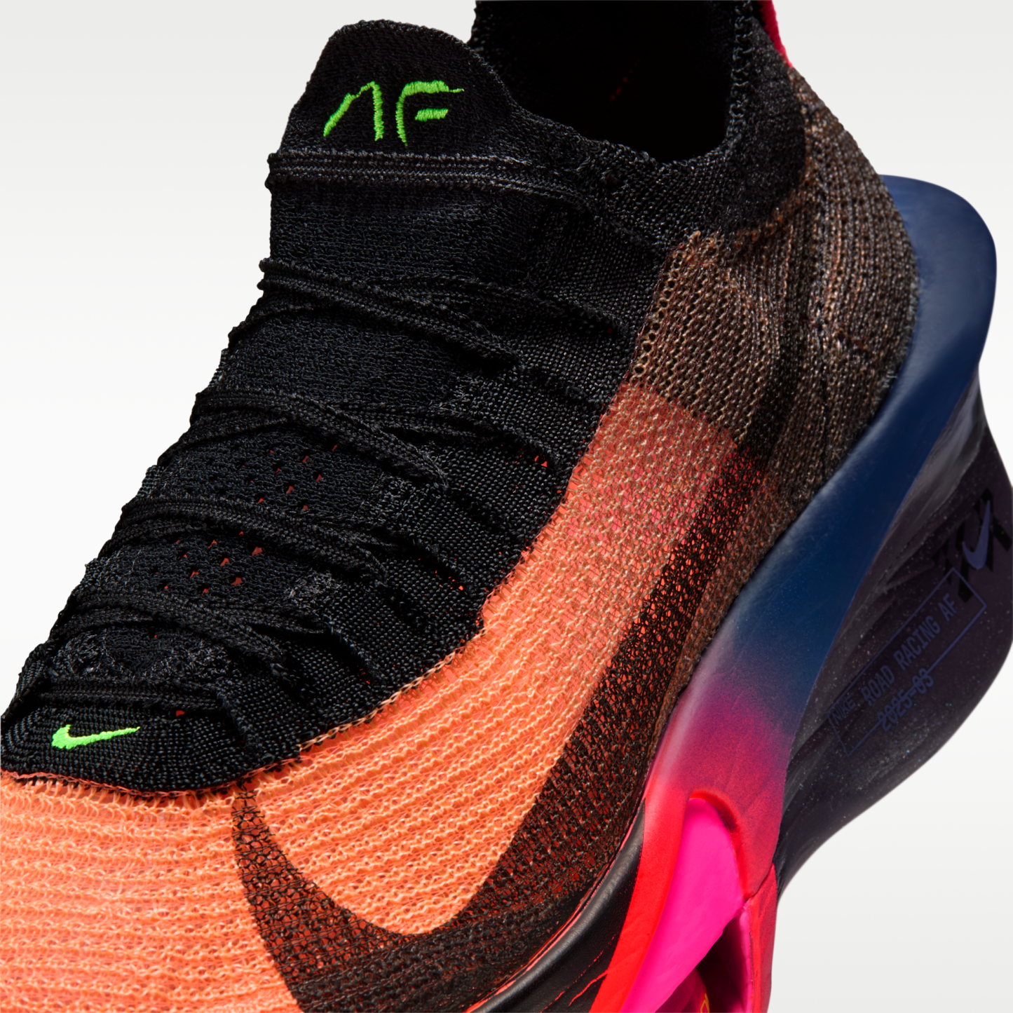 Nike Alphafly 3 Glam - Orange Pulse/Purple Dynasty/Electric Green/Μαύρο - 7