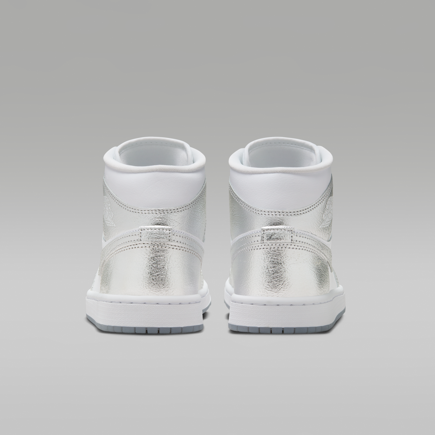 Air Jordan 1 Mid SE - Λευκό/Wolf Grey/Metallic Silver - 6