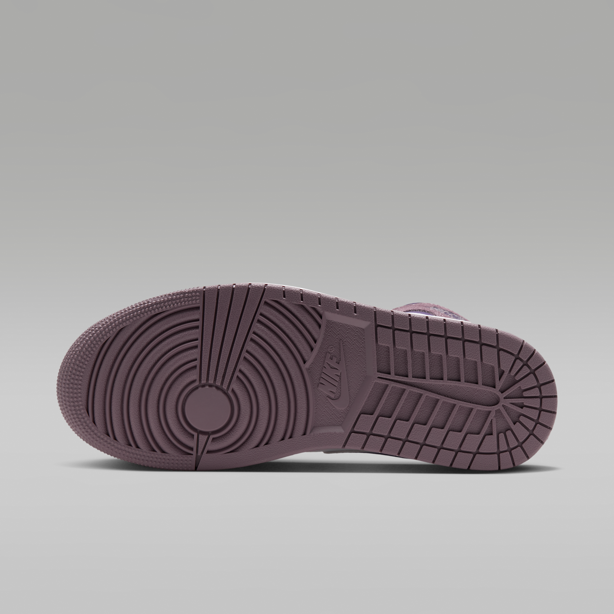 Air Jordan 1 Mid - Purple Smoke/Λευκό/Canyon Purple - 2