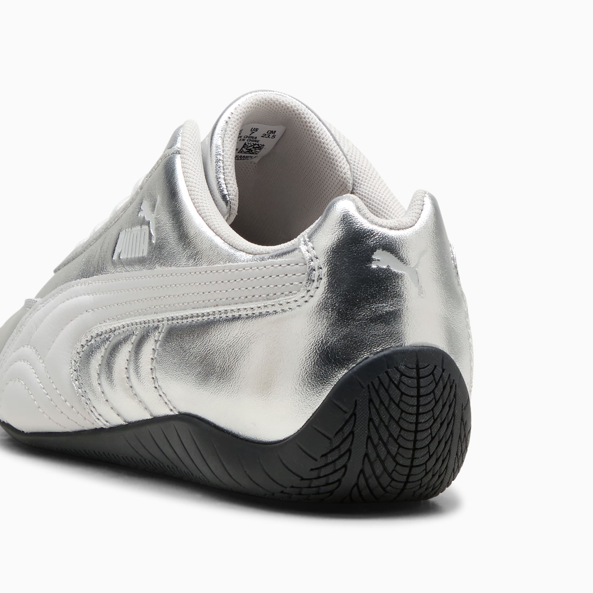 Speedcat Silver Sneakers Damen - Feather Gray-PUMA Black