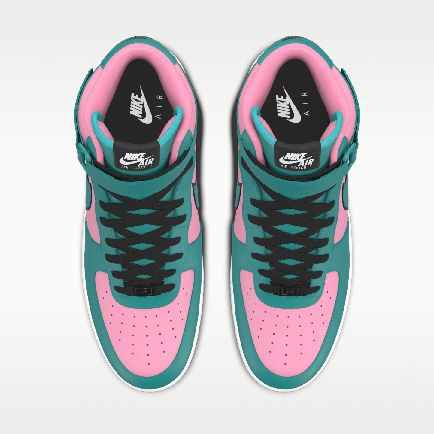 Nike Air Force 1 Mid By You - Πολύχρωμο/Πολύχρωμο/Πολύχρωμο (6417611335) - 4