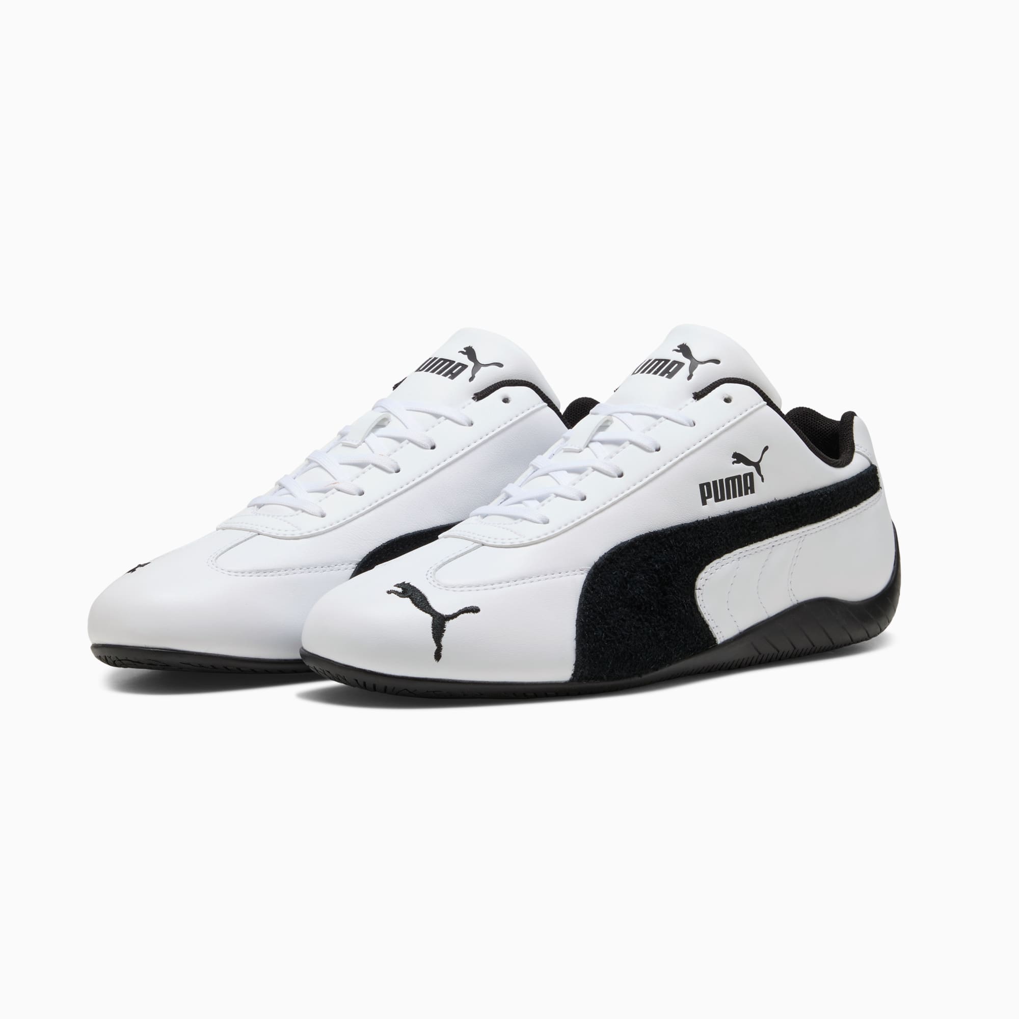 Speedcat Leather Sneakers Unisex - PUMA White-PUMA Black