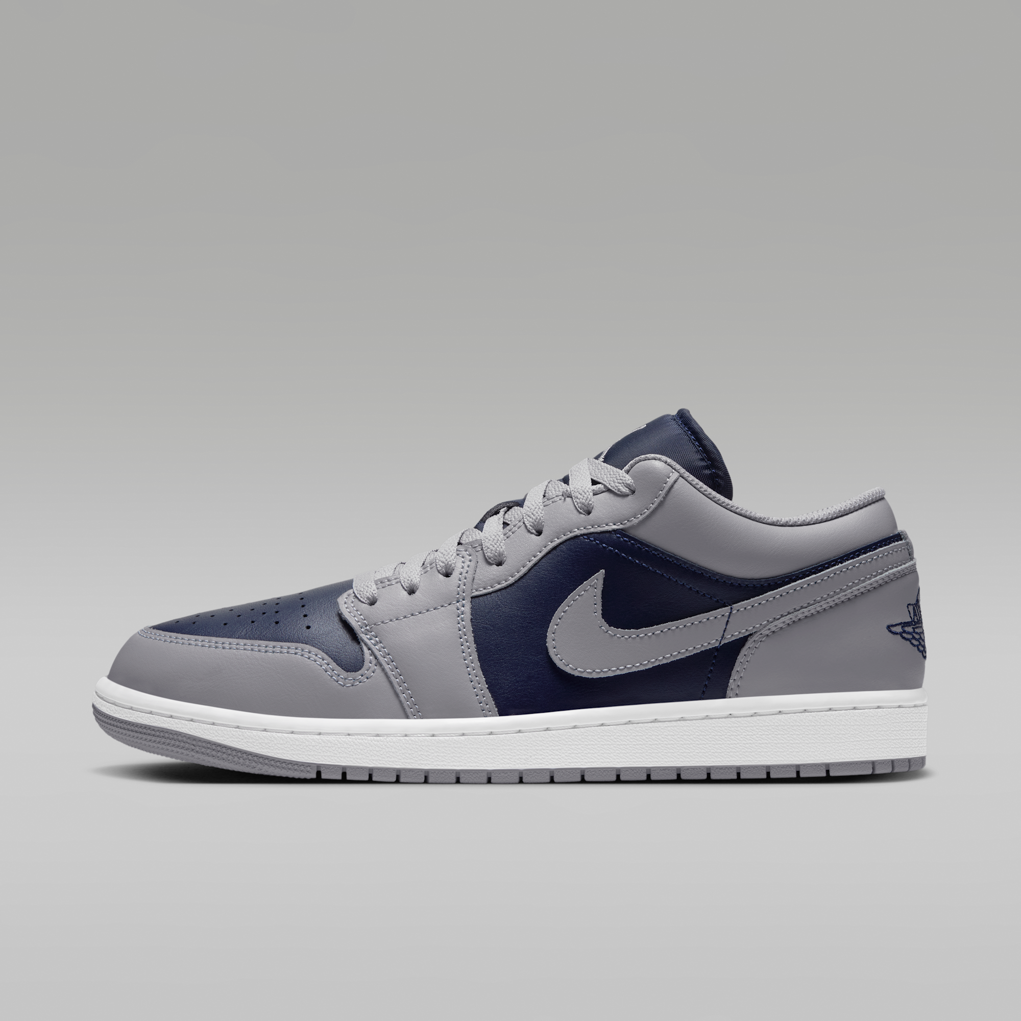 Air Jordan 1 Low - Tech Grey/Λευκό/College Navy - 1
