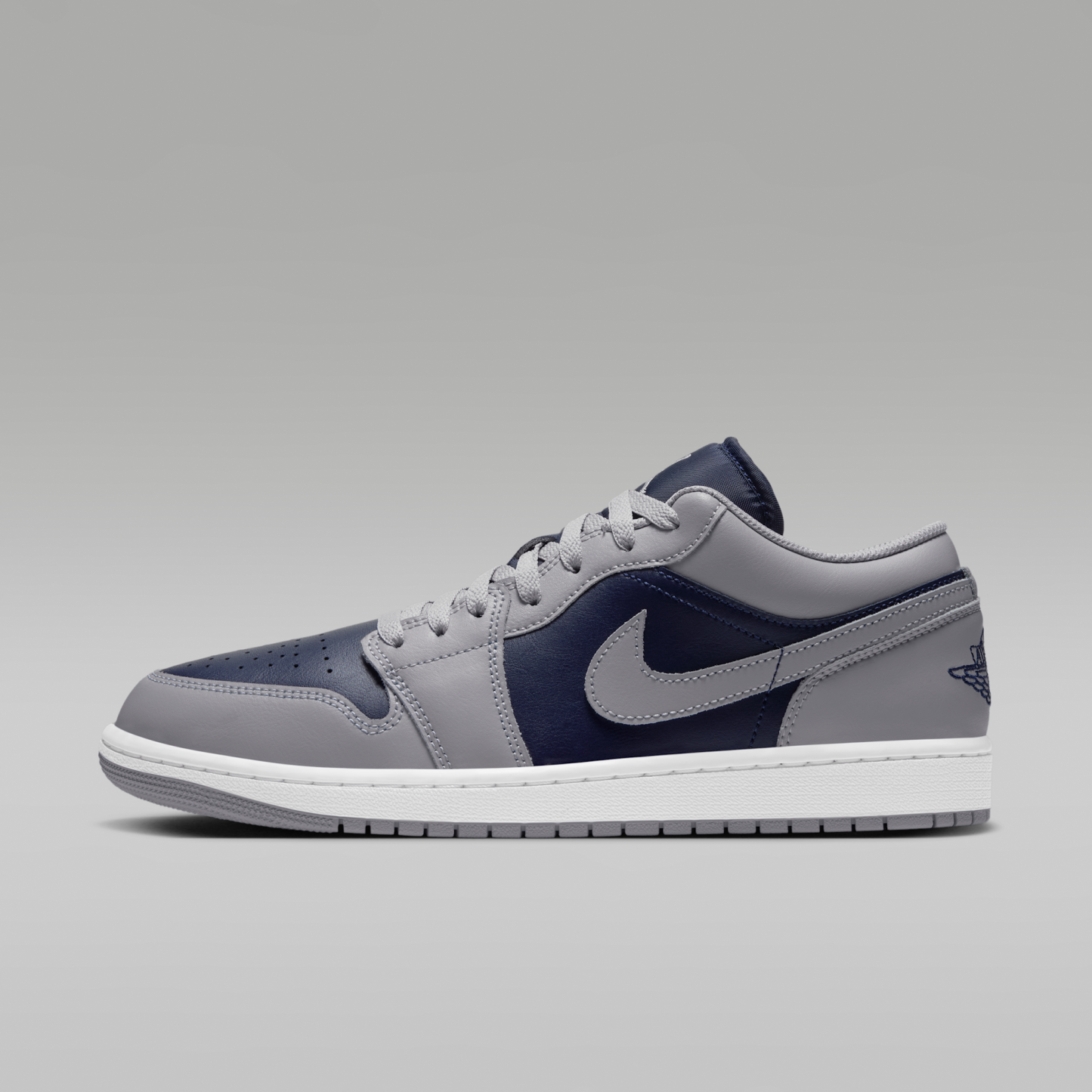 Air Jordan 1 Low - Tech Grey/Λευκό/College Navy - 1