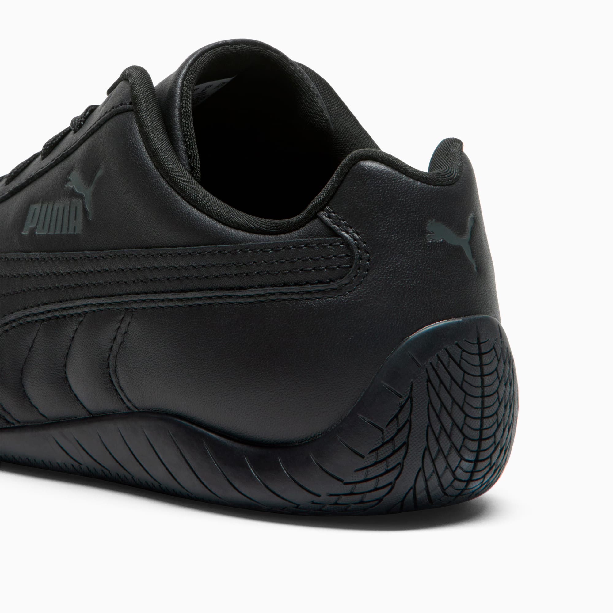 Speedcat Full Leather Sneakers Unisex - PUMA Black-Shadow Gray