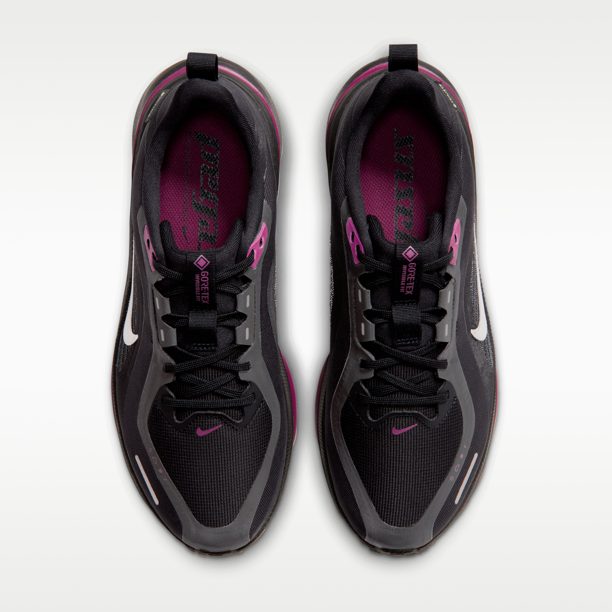 Nike Pegasus 42 GORE-TEX - Μαύρο/True Berry/Metallic Silver - 4