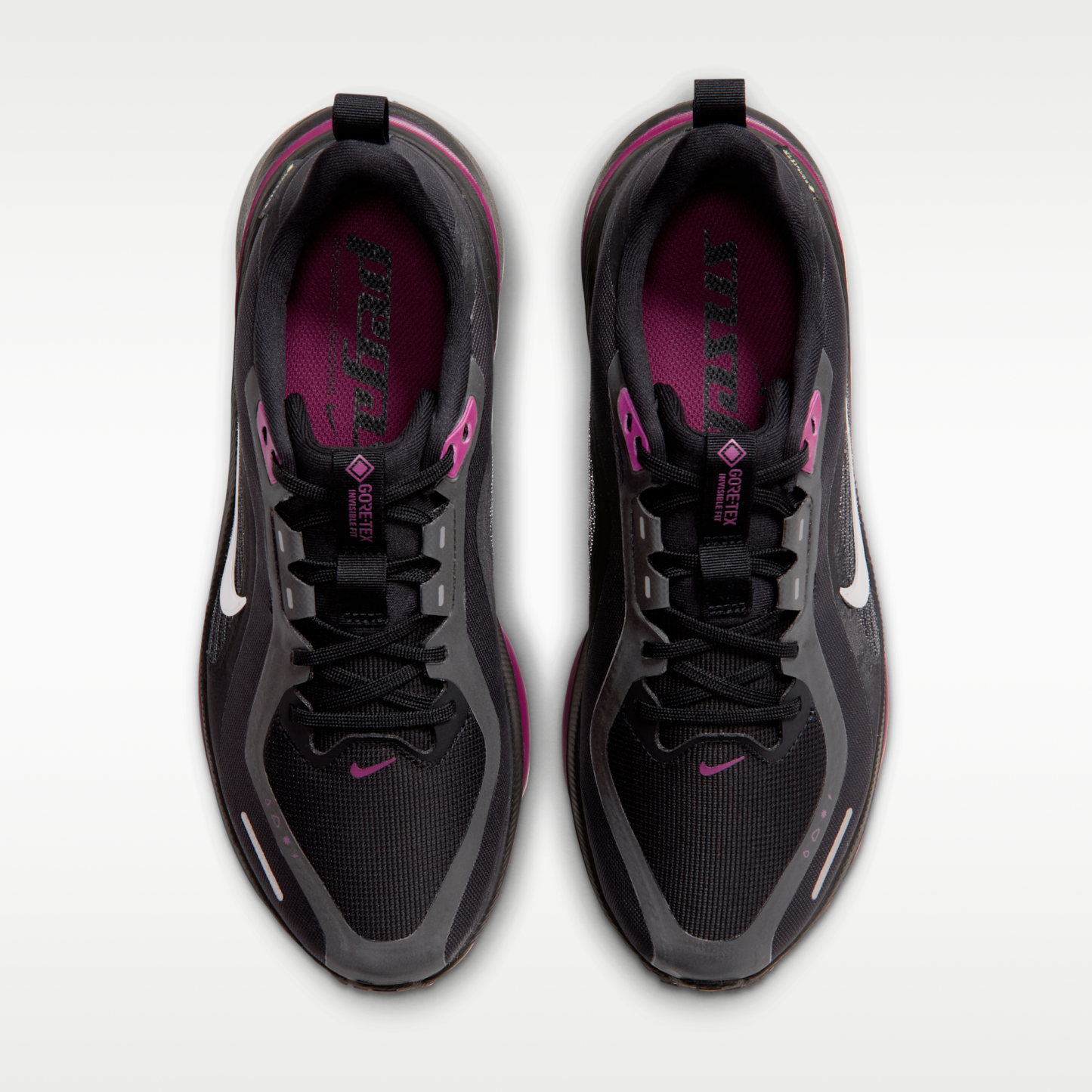 Nike Pegasus 42 GORE-TEX - Μαύρο/True Berry/Metallic Silver - 4