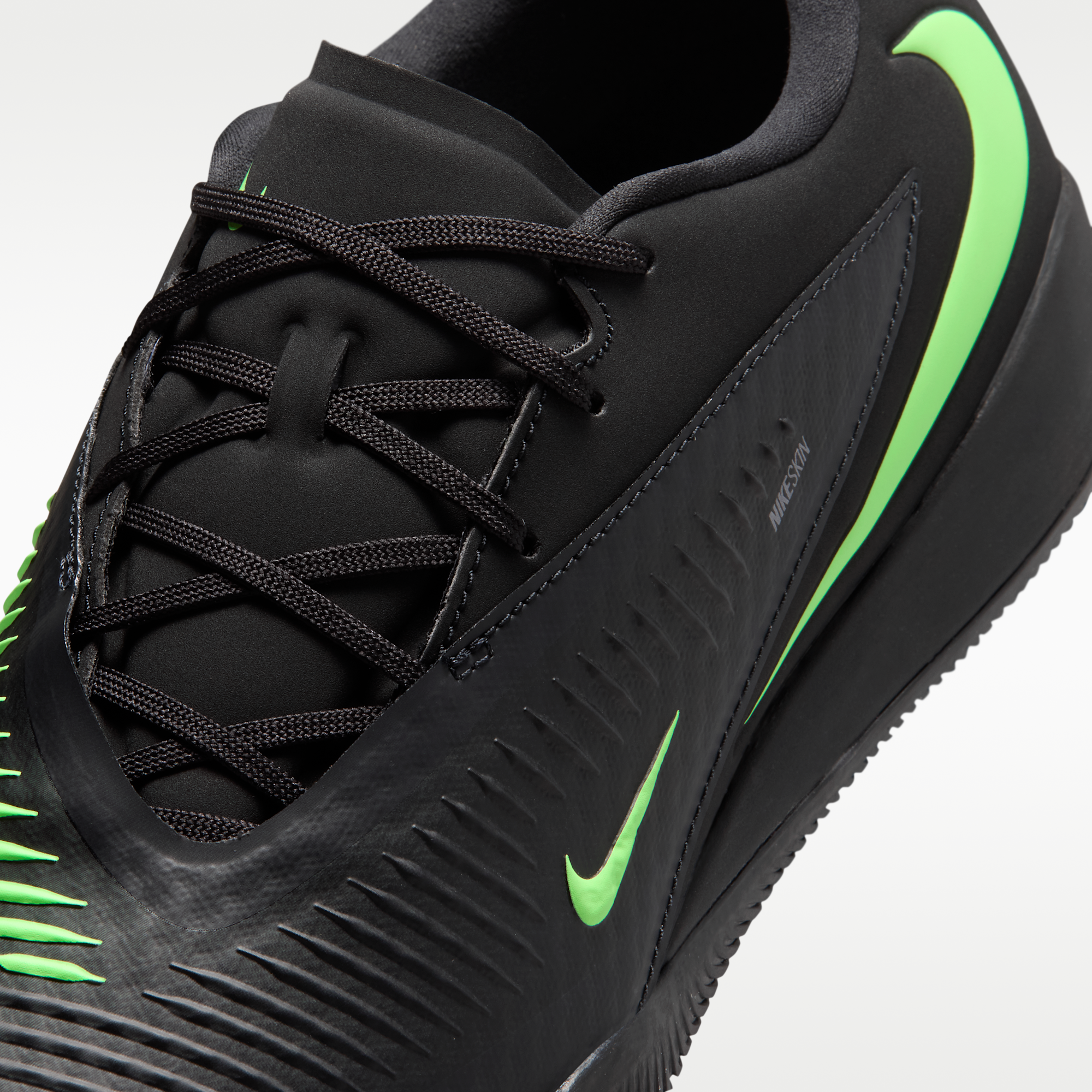 Nike Phantom 6 Low Academy - Μαύρο/Μαύρο/Illusion Green (HQ2319-001) - 7