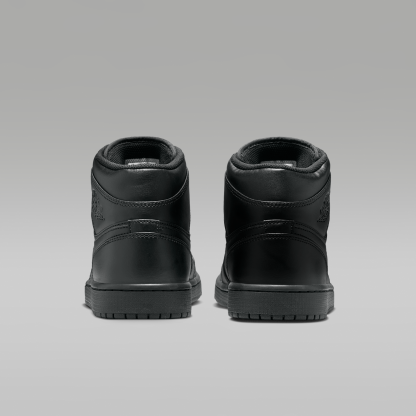 Air Jordan 1 Mid - Μαύρο/Μαύρο/Μαύρο - 6