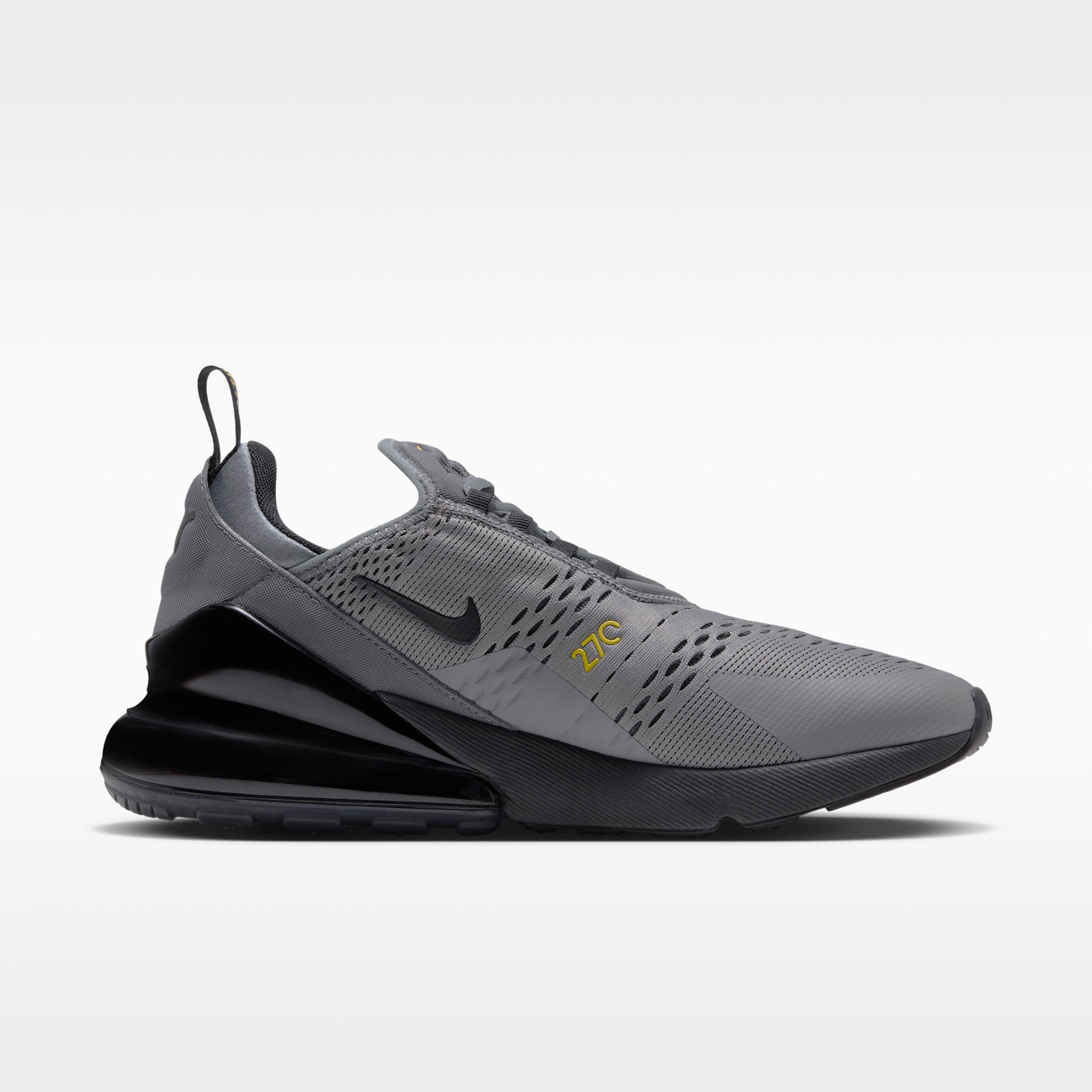 Nike Air Max 270 - Smoke Grey/Chrome Yellow/Dark Smoke Grey/Μαύρο - 3