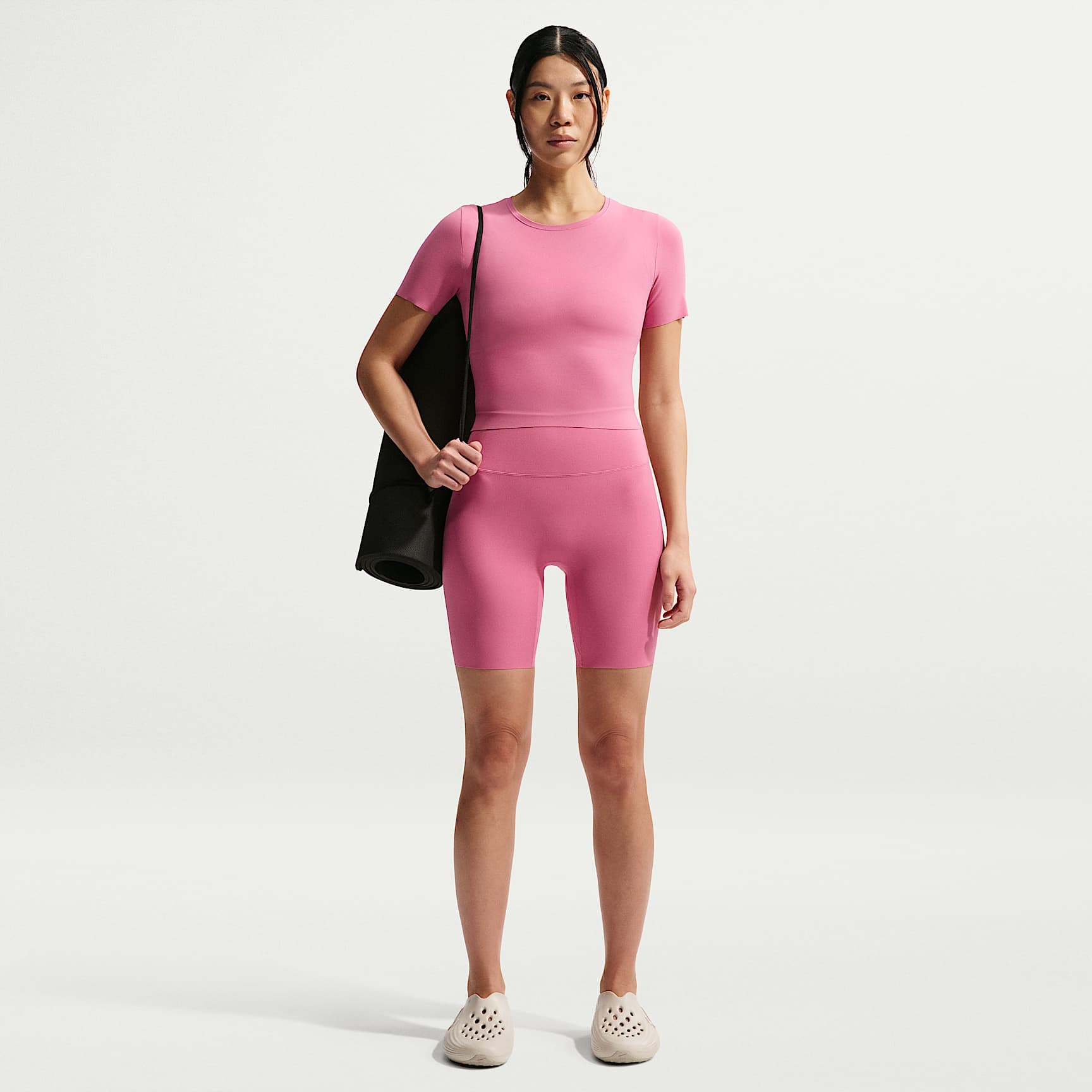 Nike Zenvy - Nike Zenvy Bike Shorts mit hohem Taillenbund (Damen, ca. 20,5 cm)