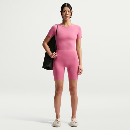 Nike Zenvy - Nike Zenvy Bike Shorts mit hohem Taillenbund (Damen, ca. 20,5 cm)